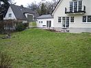 Rasenfl�che vor dem Schwimmteichbau