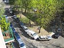 beidseitig zugeparkte Einbahnstra�e