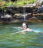 das Bad im Schwimmteich