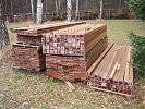 Holz f�r den Steg