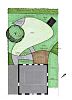 Planung f�r einen geschwungenen Garten