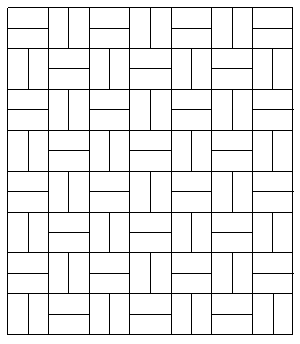 Blockverband 1 für 30/60er-Platten