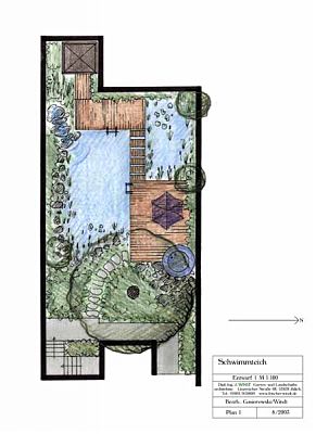 Schwimmteich - Entwurfsplanung