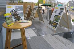 Das Büro für Gartenplanung Windt stellt sich bei der Eröffnungsfeier vor.