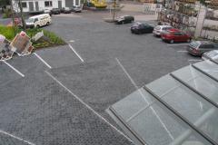Parkplatzplanung kreis- und radienförmig