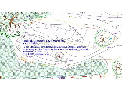 Plan Felsengarten