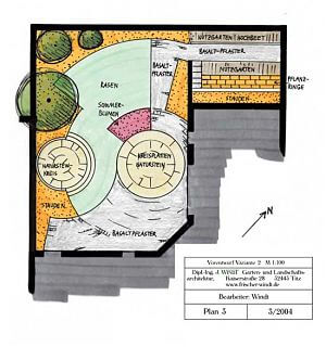 Atriumgarten Planung