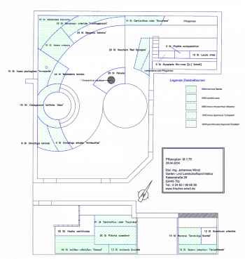 Atriumgarten Planung