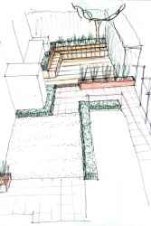 Variante 2 3D Visualisierung für Dachgärten