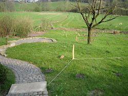   Gartenbereich hinten rechts vor der Umgestaltung