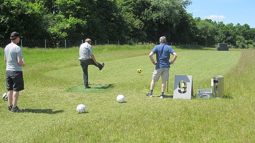 Abschlag Fußballgolf